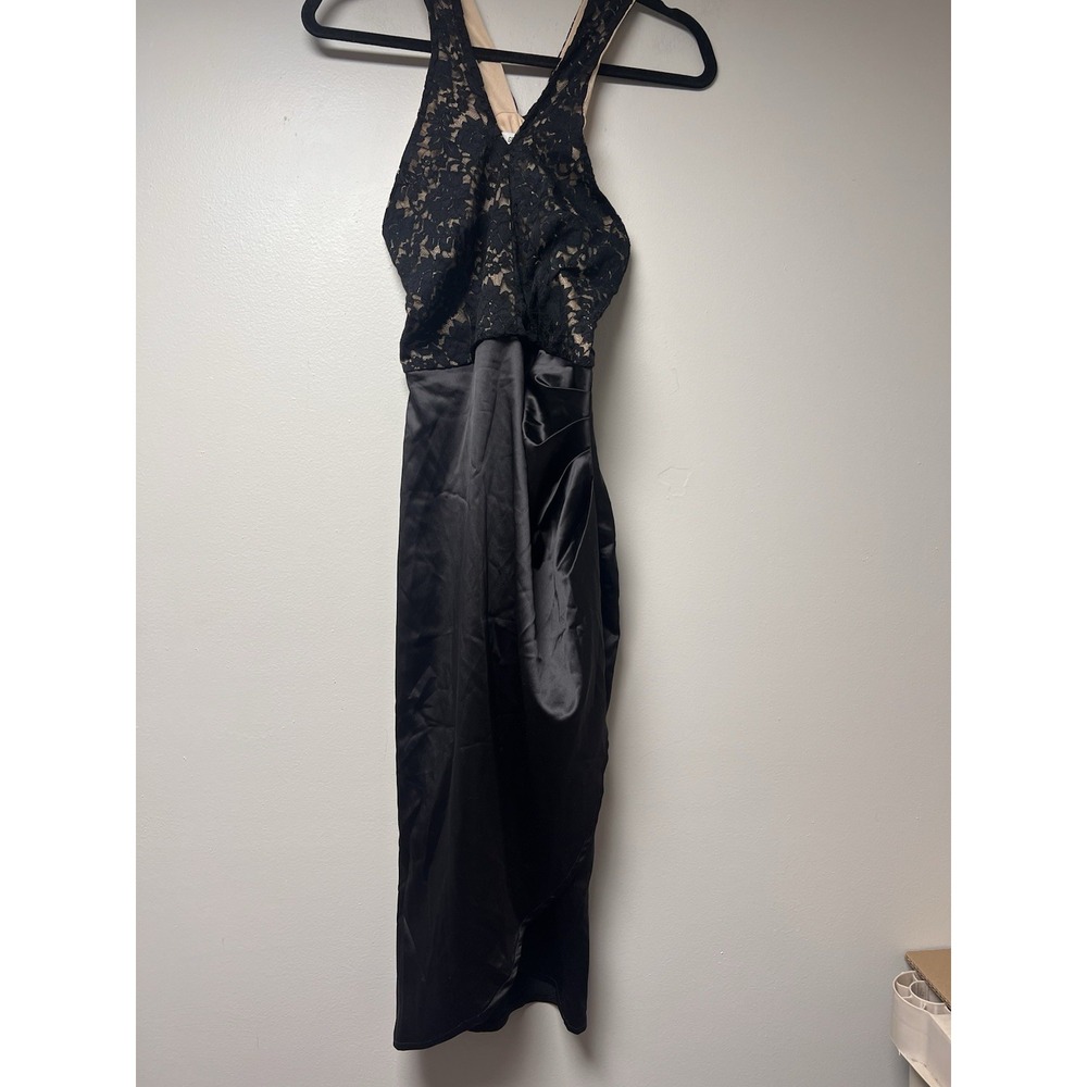 Grace Karin Dress Size 8 Black With Lace